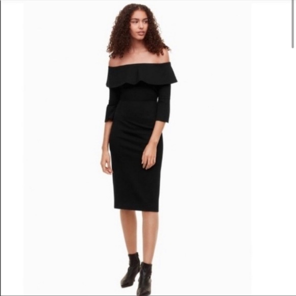 *SOLD* Aritzia off the shoulder dress - Picture 1 of 3